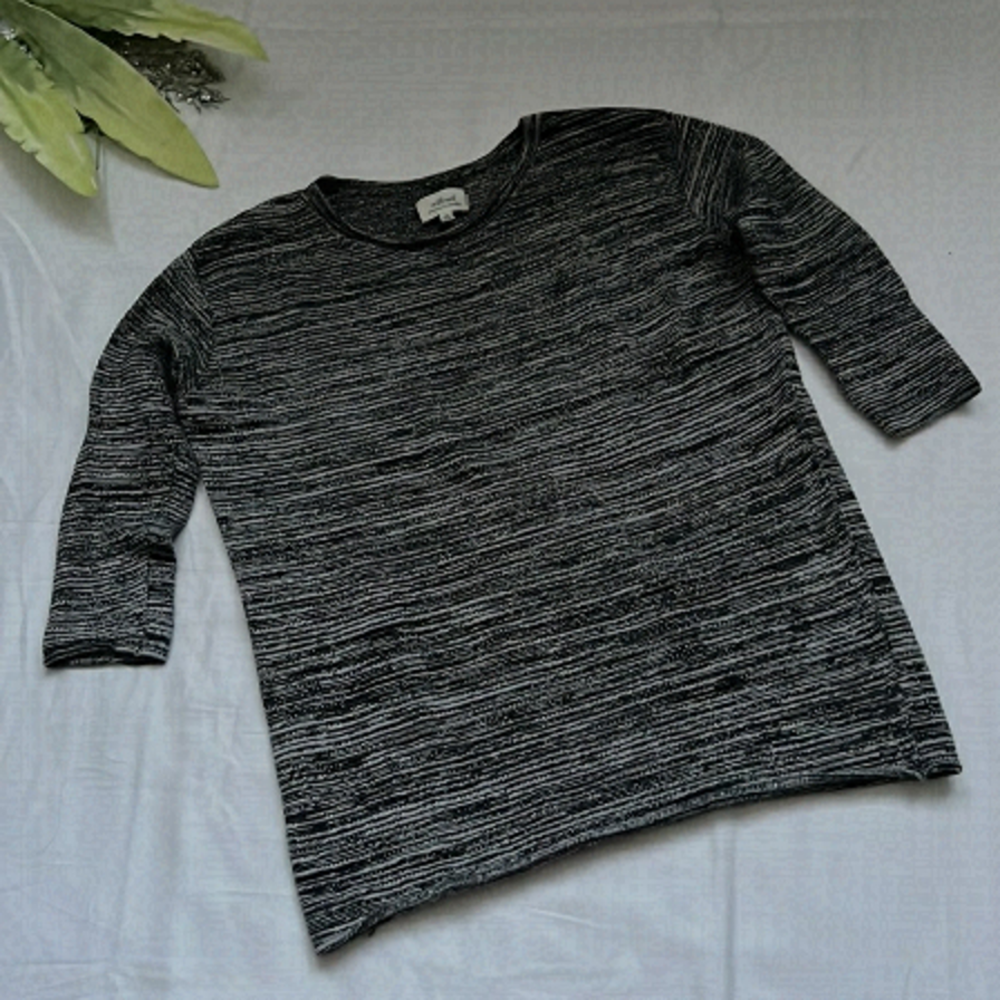 ⭐️wilfred Aritzia Silk and Cashmere Blanchard Knit Ribbed 3/4 Sleeve Sweater⭐️
